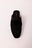 Free People At Ease Embossed Loafer Black Suede
