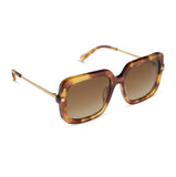 DIFF Sandra Dark Brown Fleur + Brown Gradient Polarized