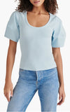 Steve Madden Valetta Top Sky Blue