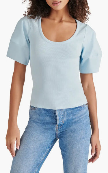 Steve Madden Valetta Top Sky Blue