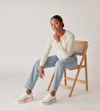 Dolce Vita Tiger White Leather Sneaker