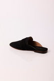 Free People At Ease Embossed Loafer Black Suede