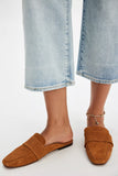 Free People At Ease Embossed Loafer Tan Suede