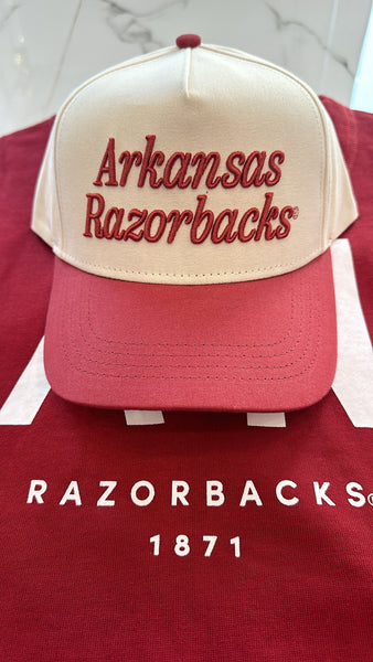 Arkansas Script Trucker Hat