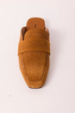 Free People At Ease Embossed Loafer Tan Suede