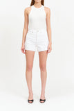 DAZE Bottom Line High Rise Shorts Marshmallow