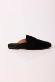 Free People At Ease Embossed Loafer Black Suede
