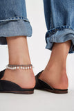Free People At Ease Embossed Loafer Black Suede
