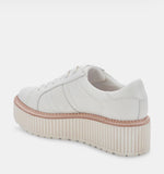 Dolce Vita Tiger White Leather Sneaker