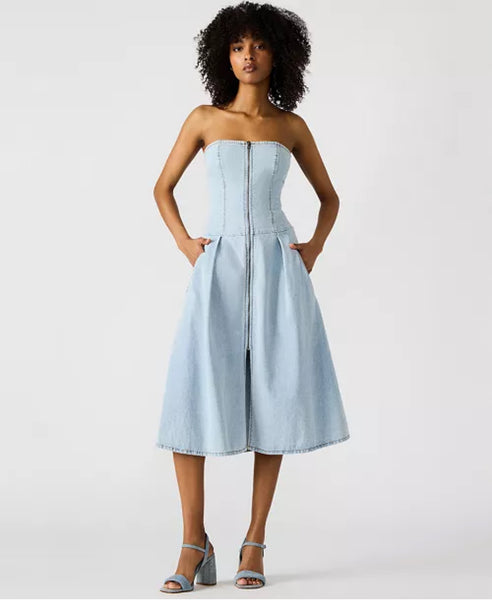 Steve Madden Isla Dress Soft Blue