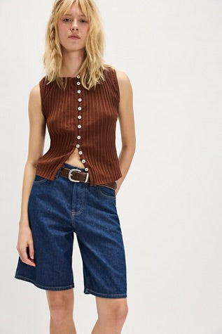 Free People Tilly Vest Honey Bronze