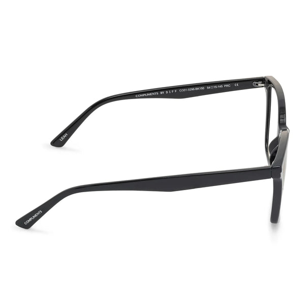 DIFF Leah Black Blue Light Readers 1.75