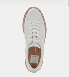Dolce Vita Tiger White Leather Sneaker