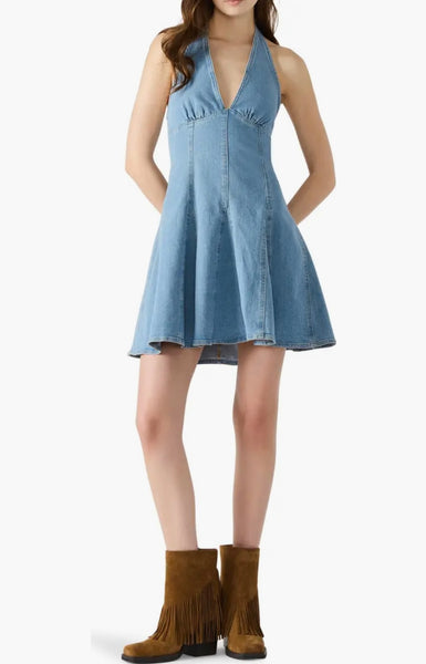 Steve Madden Malia Dress Blue Demin