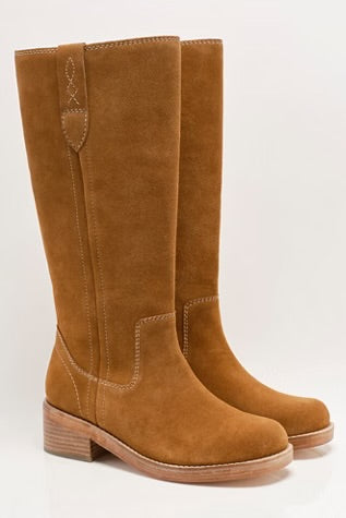 Free People Blaze Pull On Boot Toffee Suede