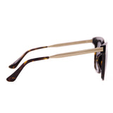 DIFF Bella Amber Tortoise Steel Gradient Polarized