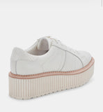 Dolce Vita Tiger White Leather Sneaker