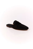 Free People At Ease Embossed Loafer Black Suede