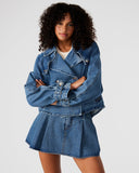 Steve Madden Sirus Jacket Denim