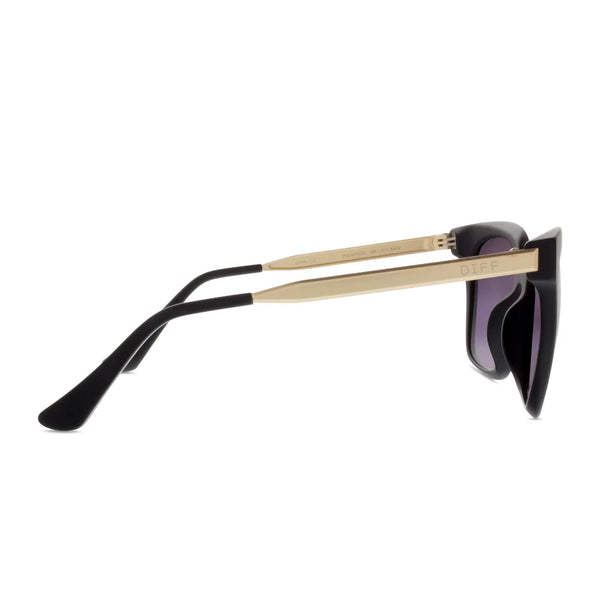 DIFF Bella Matte Black Pink Mirror Polarized – Simply  display picture 1