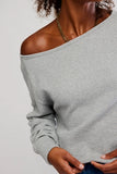 Free People Jess Long Sleeve Heather Grey