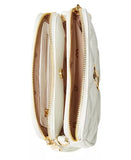 Steve Madden BDAISY White Quilted Crossbody Bag