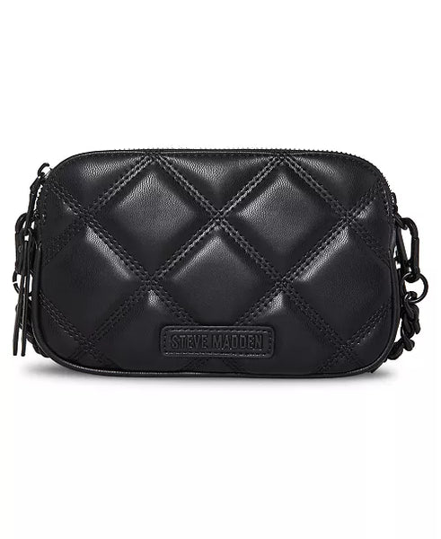 Steve Madden BDAISY Black Quilted Crossbody Bag