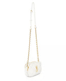 Steve Madden BDAISY White Quilted Crossbody Bag