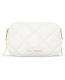 Steve Madden BDAISY White Quilted Crossbody Bag