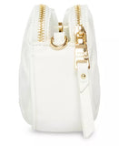 Steve Madden BDAISY White Quilted Crossbody Bag