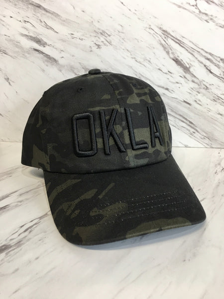 OKLA Camo Ball Cap