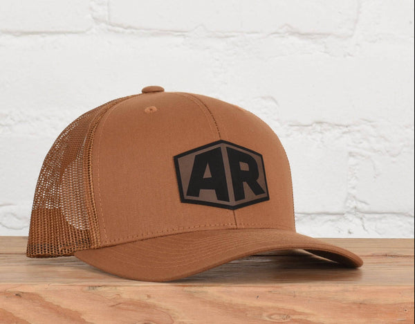 Arkansas AR Hat Caramel