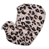 Leopard Microfiber Hair Towel