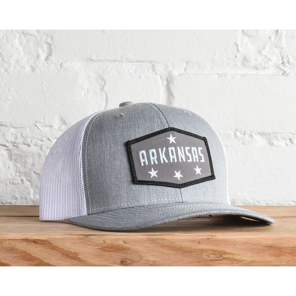 Arkansas Stars Snapback - Grey and White
