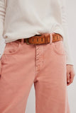 Free People Good Luck Mis Rise Barrel Desert Petal