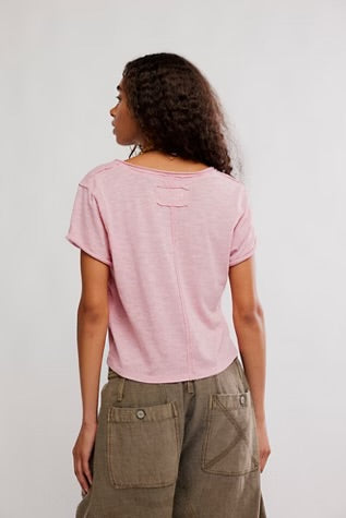 Free People Take 2 Tee Rose Oil