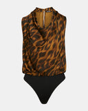 Steve Madden Jayde Bodysuit Leopard