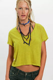 Free People Take 2 Tee Warm Olives