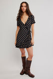 Free People Wildest Dreams Mini Black Combo
