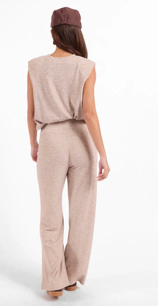 Heather Taupe Teacake Knit Pant