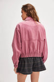 Free People Birdie Jacket Rose Rasin