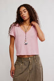 Free People Take 2 Tee Rose Oil