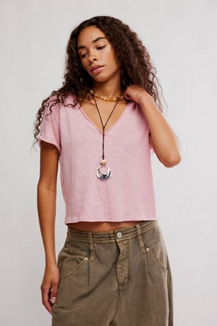 Free People Take 2 Tee Rose Oil