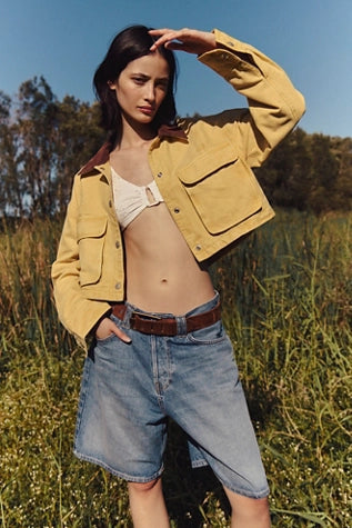 Free People Martha Workwear Jacket Rattan