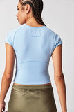 Free People Protagonist Tee Dream  Blue