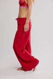 Free People Staycation Lounge Pant Deep Cherry