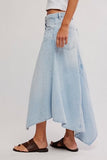 Free People Aquarius Maxi Skirt Frostwire