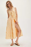 Free People Via Midi Dress Creamsicle