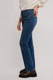 Free People Edie High Rise Tapered Jean Blue Echo