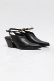 Free People Tell Me About It Studded Black Leather